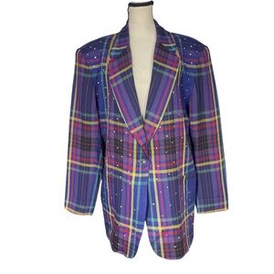 Cedars Plaid Blazer